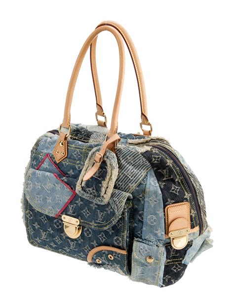 patchwork denim bowly louis vuitton